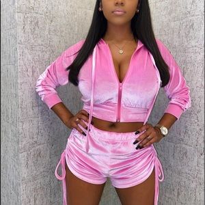 akilah shearer velvet matching set